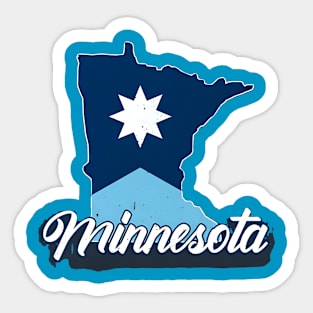 Minnesota State Flag Sticker